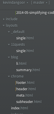 The Brackets File Tree